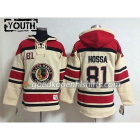 Chicago Blackhawks Marian Hossa 81 Wit Hoodie Sawyer - Kinderen